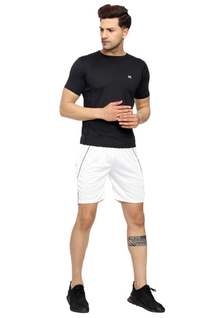 Maxfit Men Regular Fit Black Cool Run T-Shirt