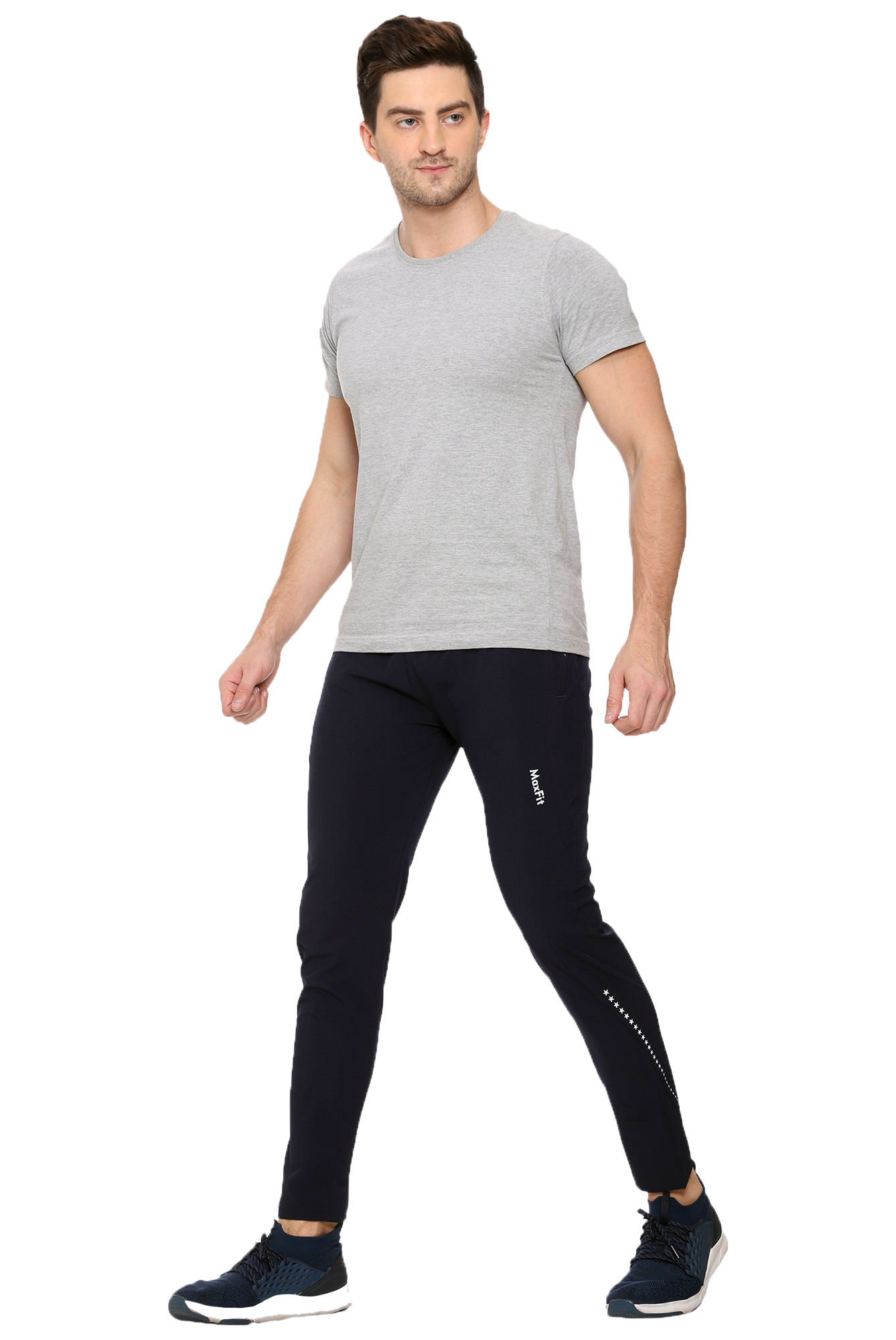 Maxfit - Track Pant Active Run NS Lycra (Navy)