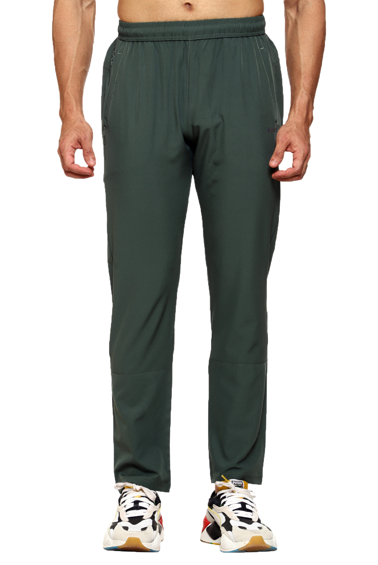 Maxfit - Track Pant Active Run NS Lycra 2 (Olive)