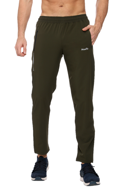 Maxfit - Track Pant NS Lycra (Olive)