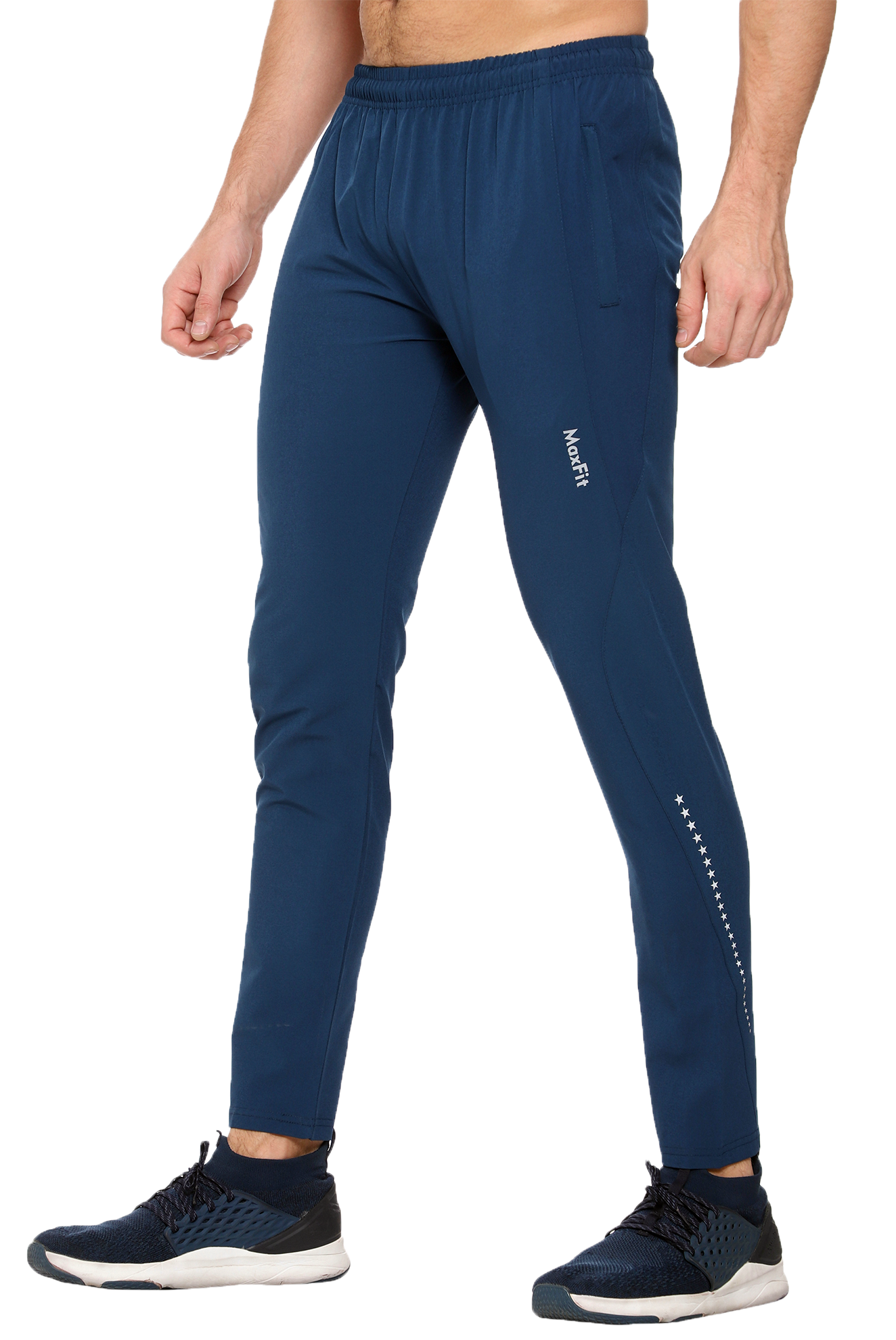 Maxfit - Track Pant Active Run NS Lycra (Air Force)