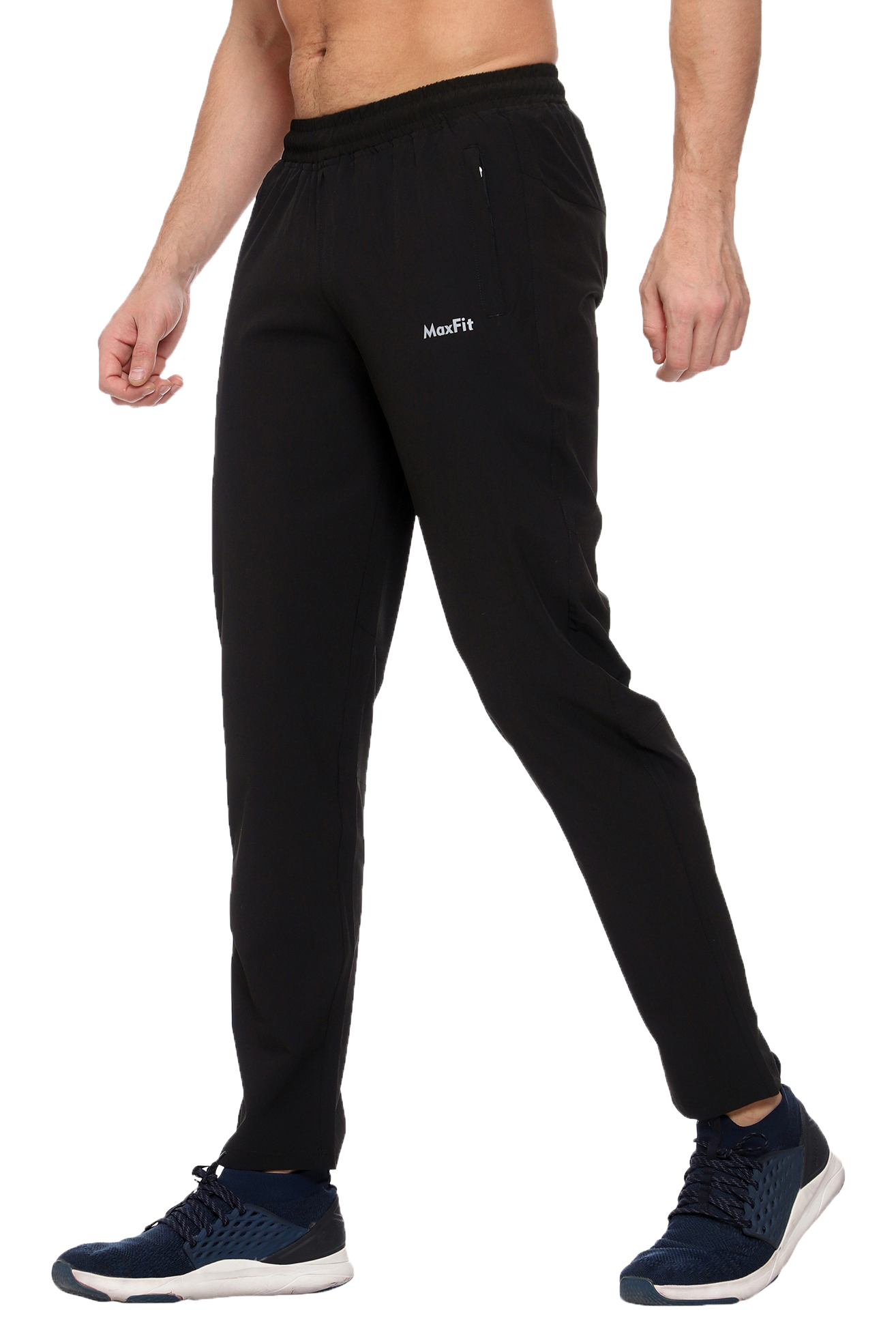 Maxfit - Track Pant NS Lycra (Black)