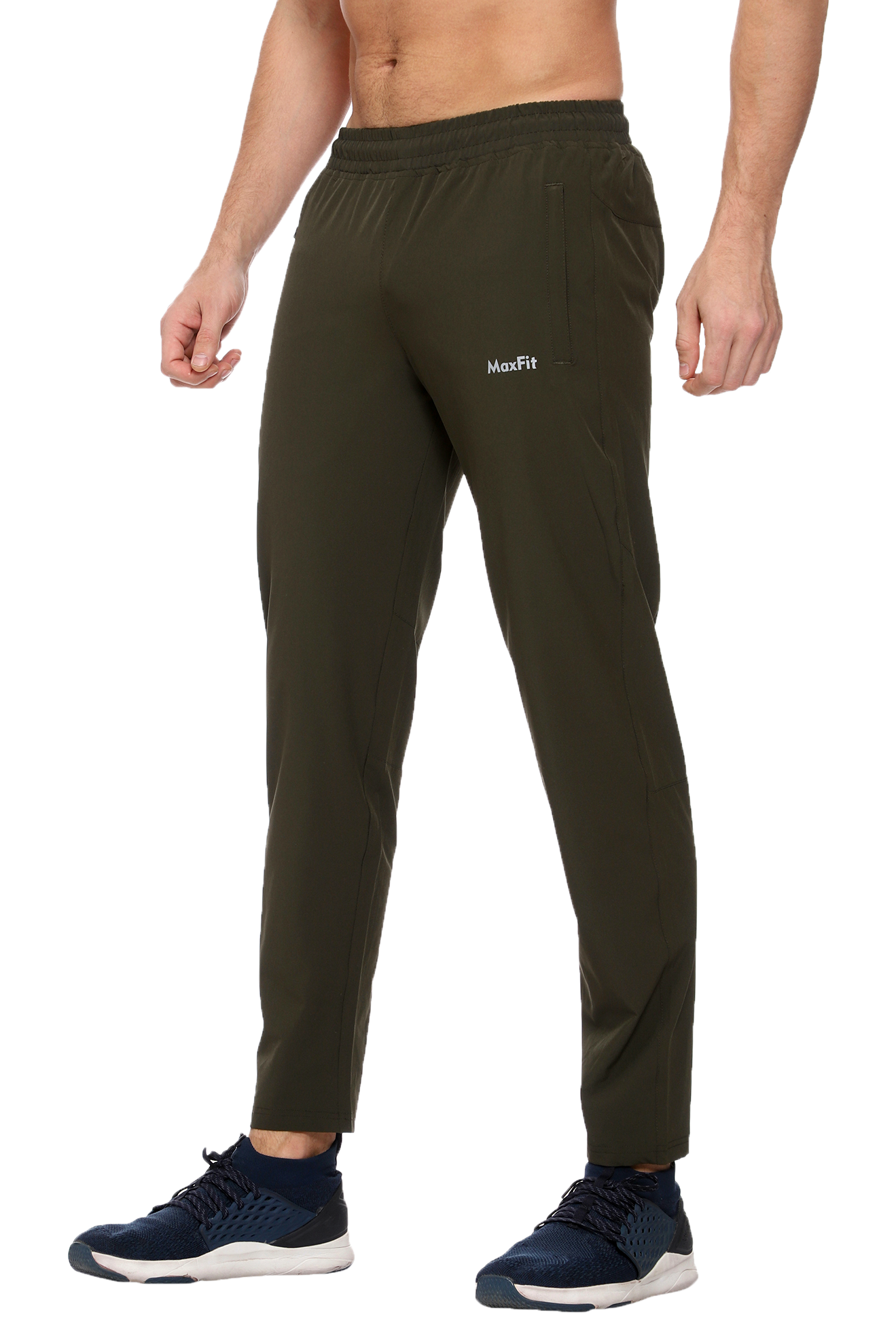 Maxfit - Track Pant NS Lycra (Olive)