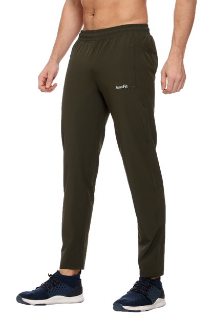 Maxfit - Track Pant NS Lycra (Olive)