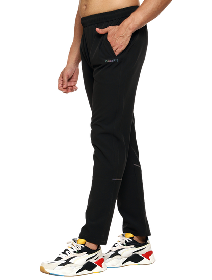 Maxfit - Track Pant Active Run NS Lycra 2 (Black)