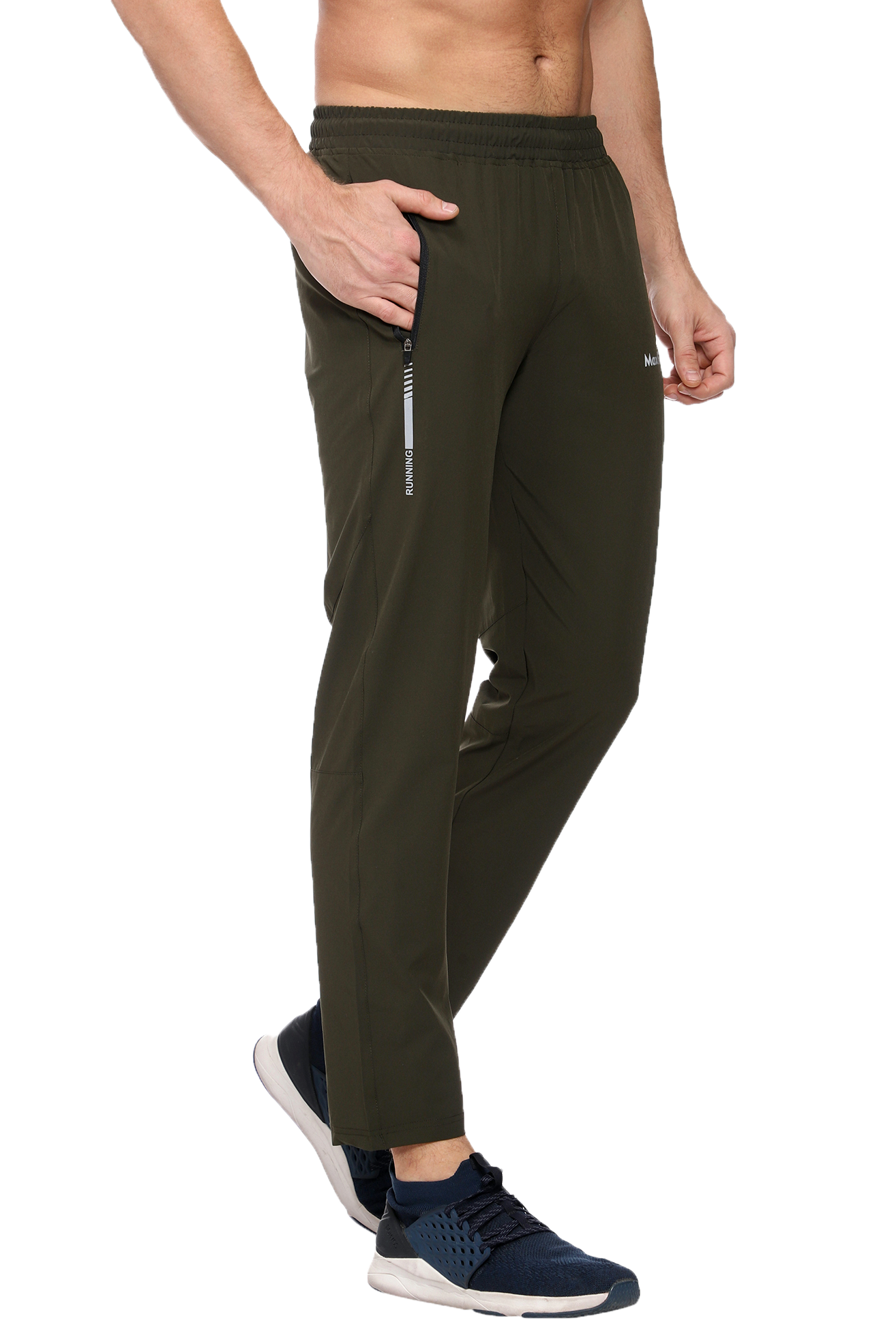 Maxfit - Track Pant NS Lycra (Olive)