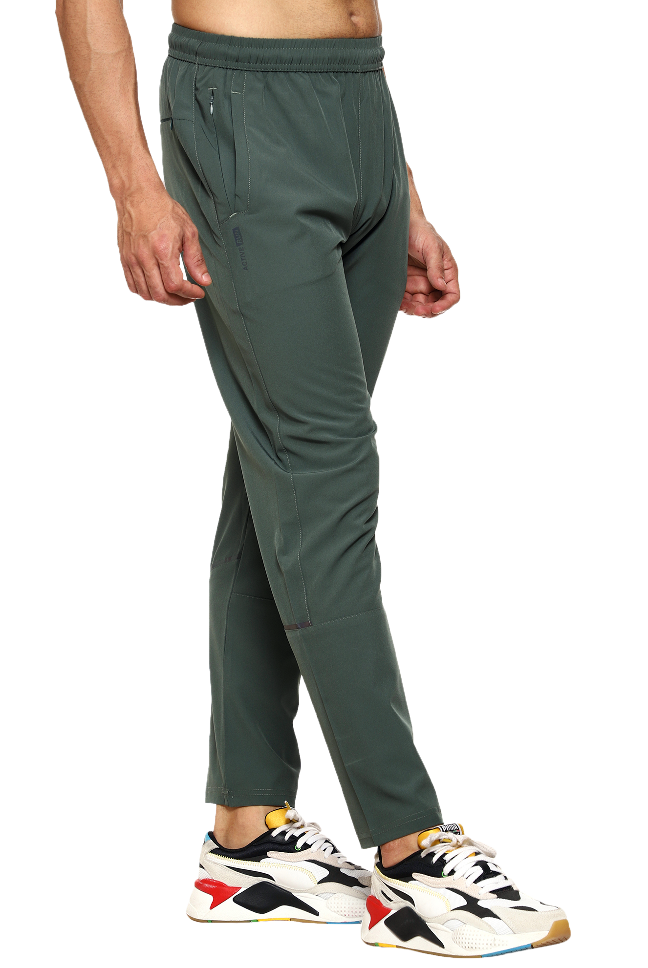 Maxfit - Track Pant Active Run NS Lycra 2 (Olive)