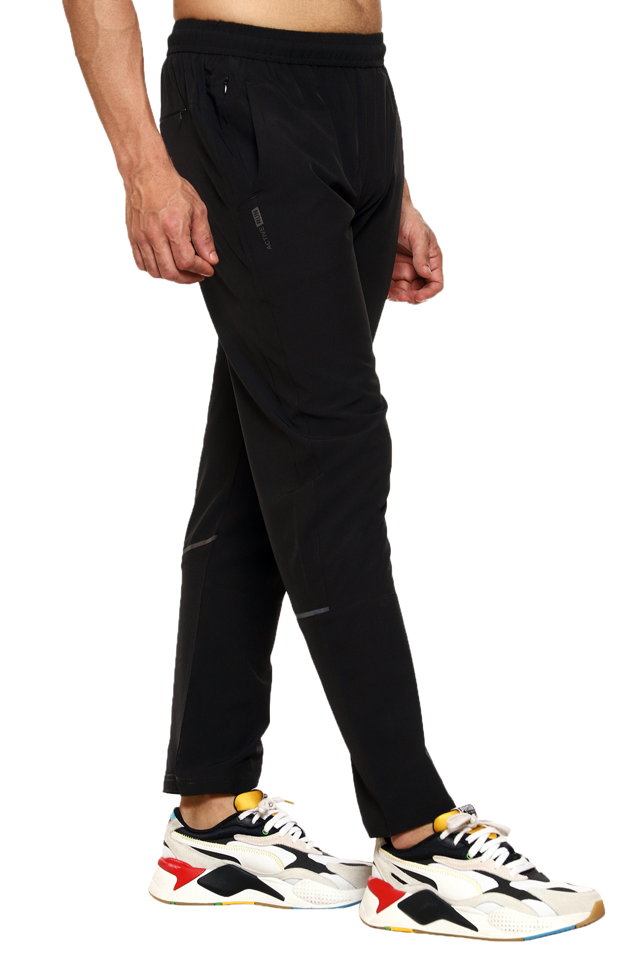 Maxfit - Track Pant Active Run NS Lycra 2 (Black)