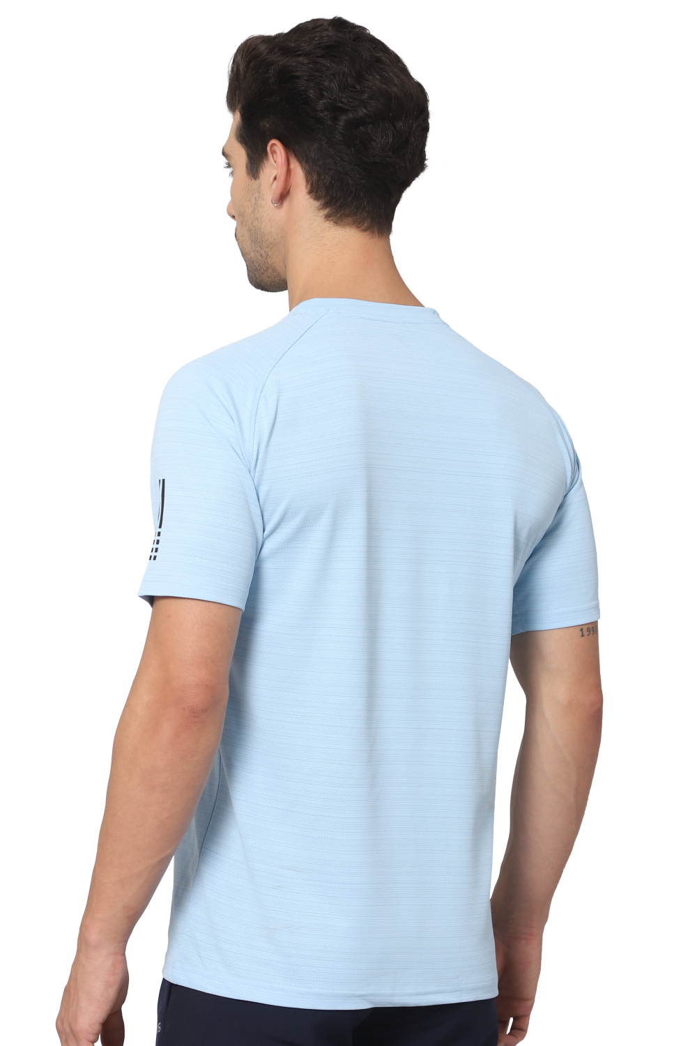 Zymus Men Regular Fit Blue T-Shirt