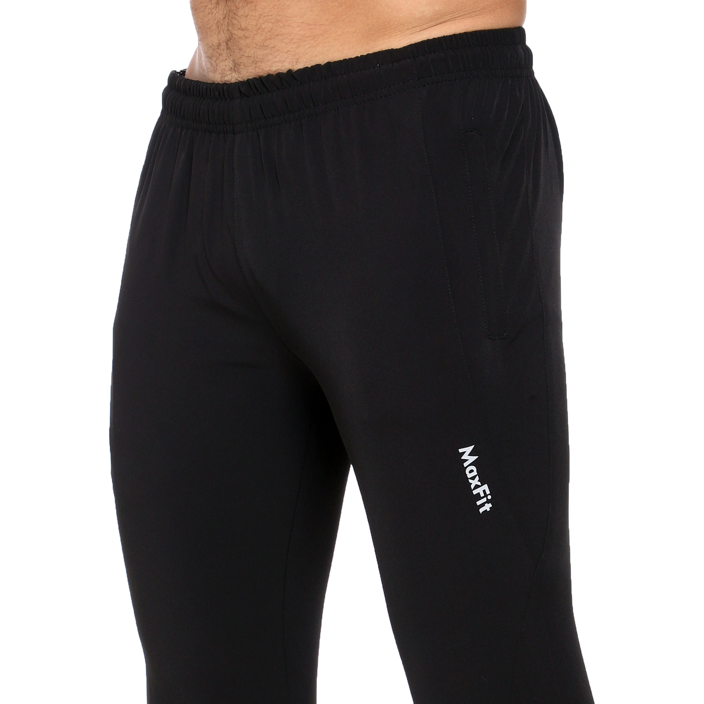 Maxfit - Track Pant Active Run NS Lycra (Black)