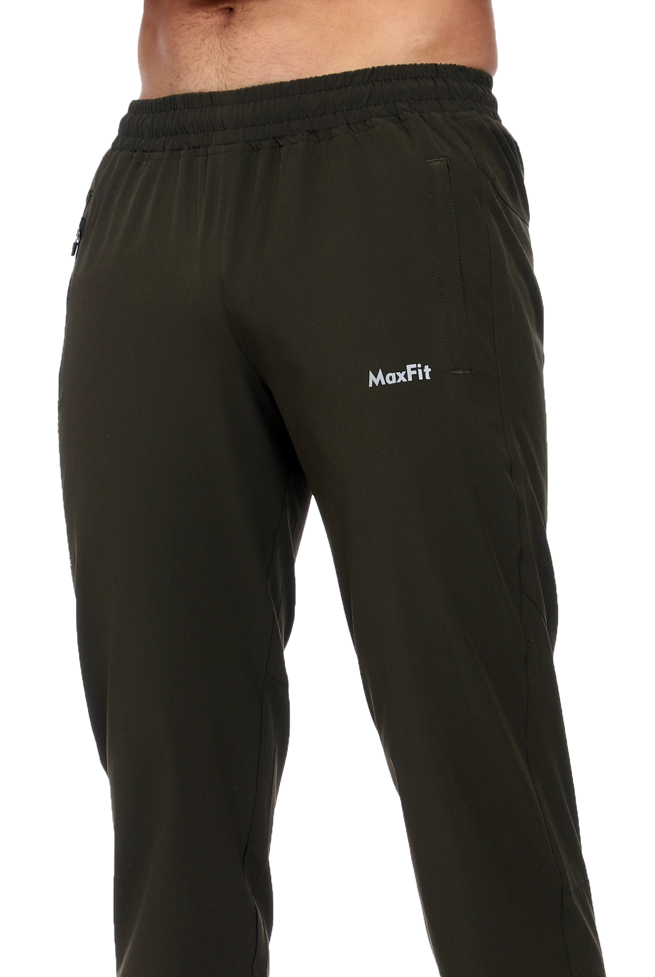 Maxfit - Track Pant NS Lycra (Olive)