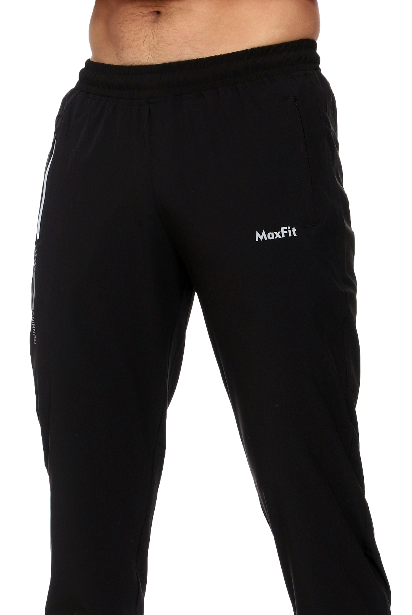 Maxfit - Track Pant NS Lycra (Black)