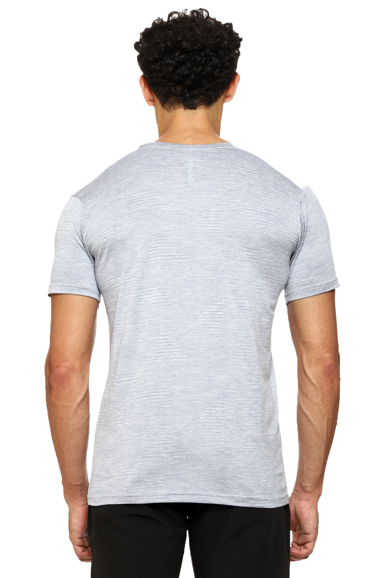 Maxfit Round Neck Blue Regular Fit T-Shirt