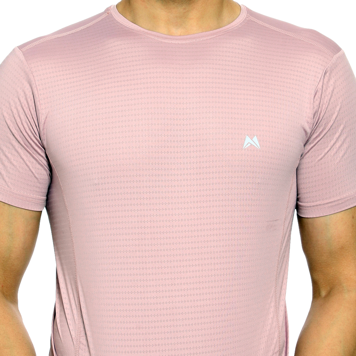 Maxfit Men Regular Fit Peach Cool Run T-Shirt