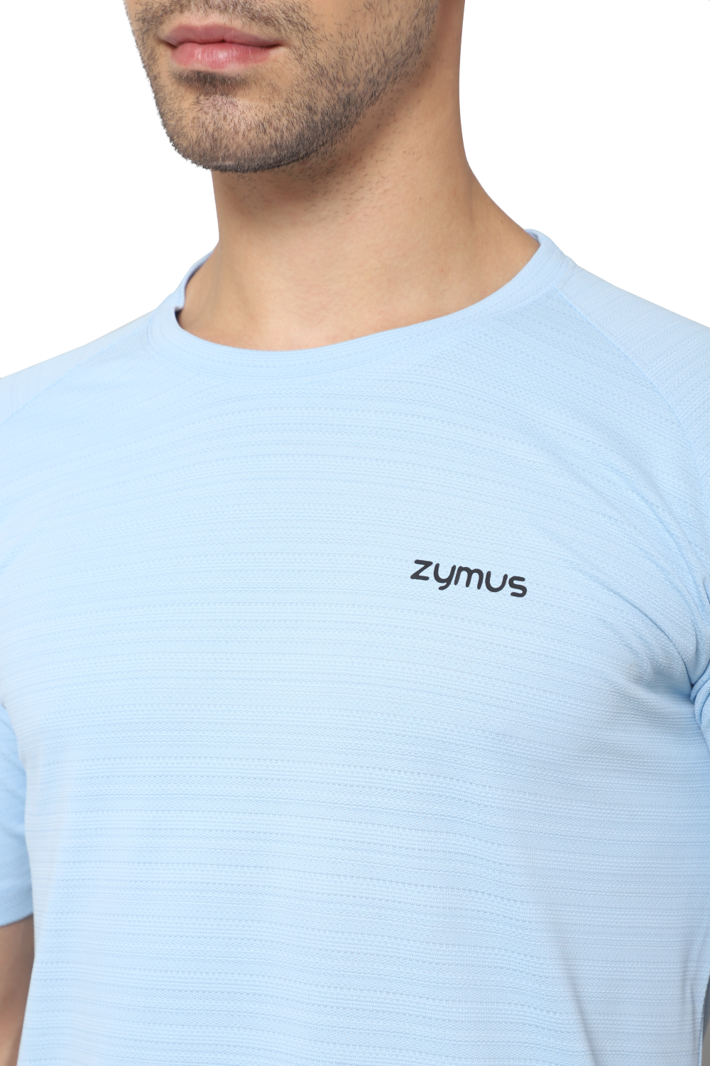 Zymus Men Regular Fit Blue T-Shirt