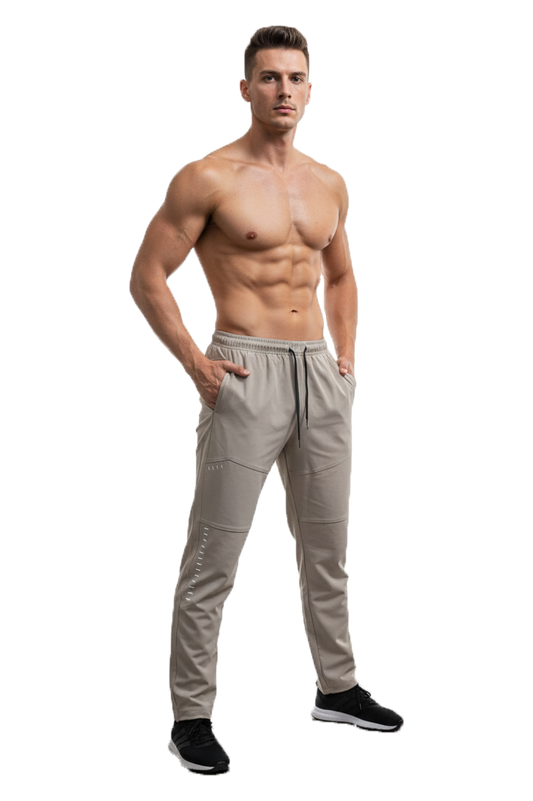 Mexofit Beige Mens Regular Fit Furious Track Pants: Unleash Your Speed