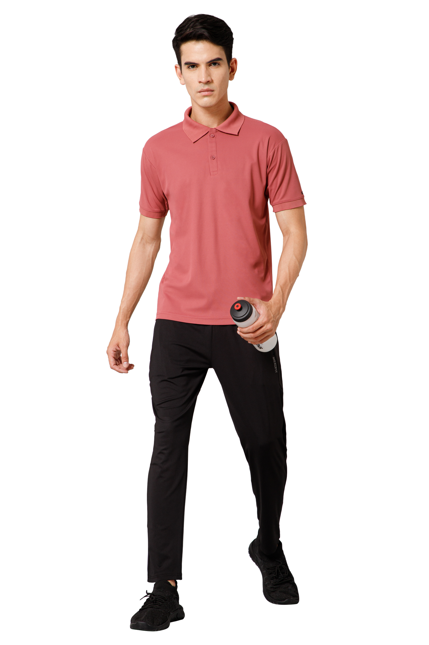 Mexofit Solid Mens Onion Regular Fit Polo T-Shirt