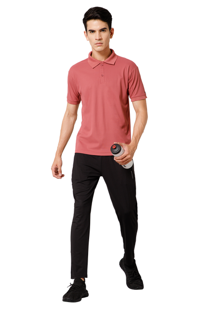 Mexofit Solid Mens Onion Regular Fit Polo T-Shirt